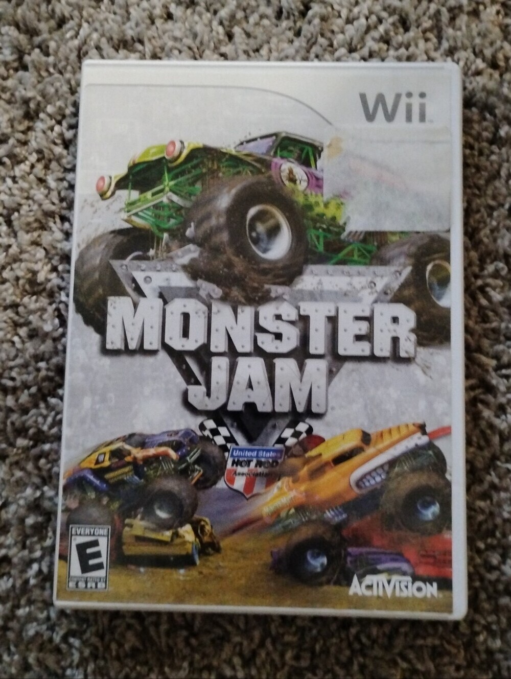Monster Jam (Nintendo Wii) - Complete in Case (CIB) w/ Manual